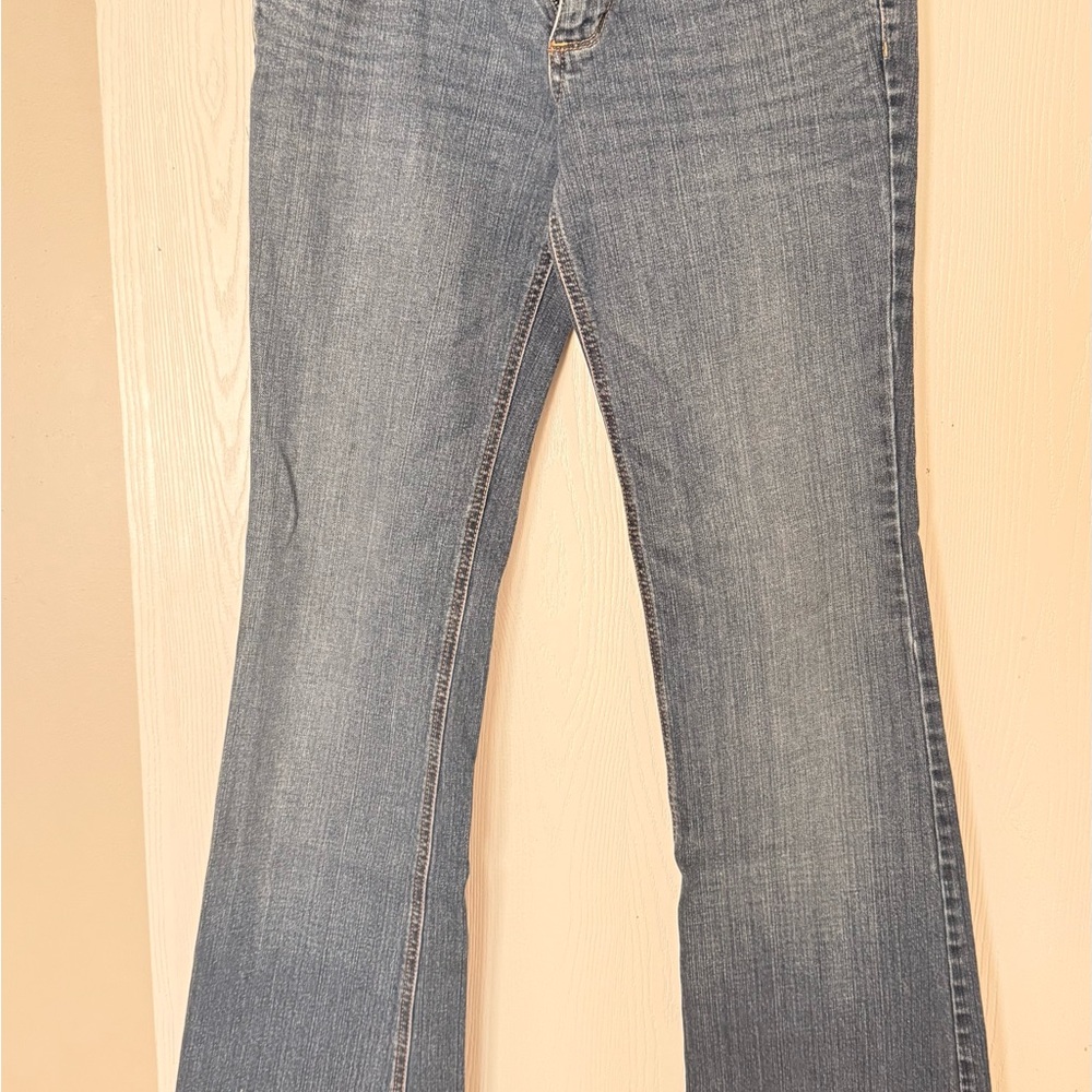Buckle Blue Flare Women's Jeans